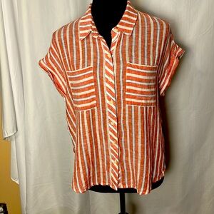 Lucky Brand Linen top size small
